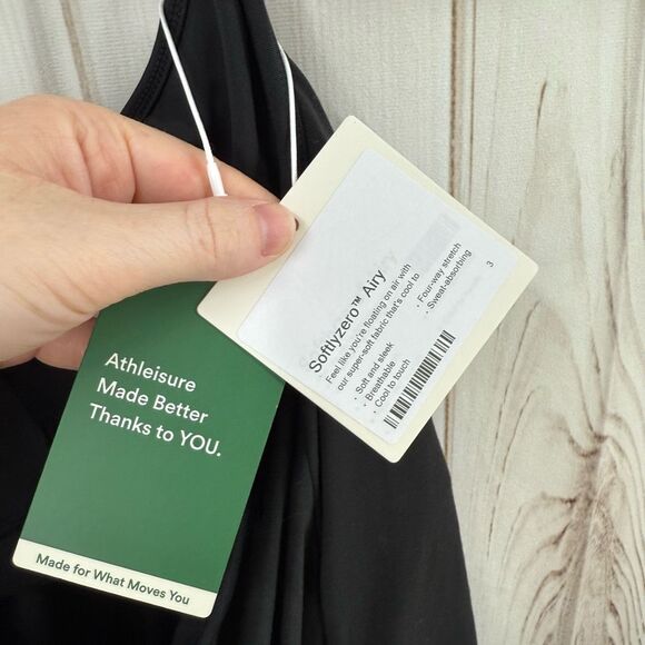 Halara Women’s Small Black Softlyzero Airy Halter Tank Top New - Picture 2 of 6